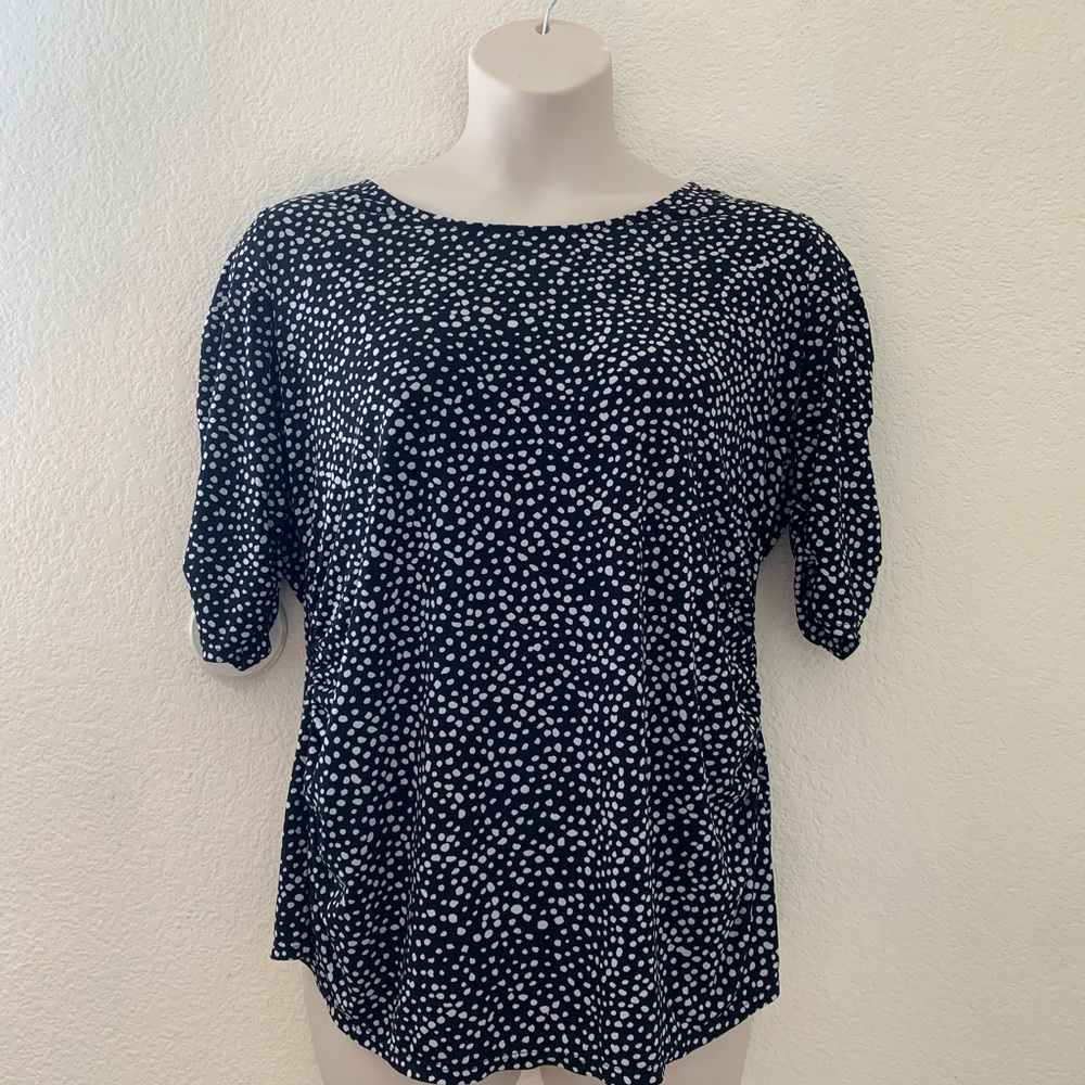 Alfani Woman’s Plus Size With Ruched 3/4 Sleeve